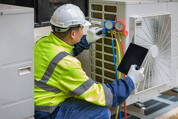 Professional Heat Pump Repair technician working in Tresckow, PA